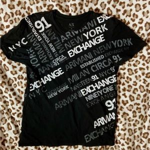 Armani exchange graphic T-shirt,M